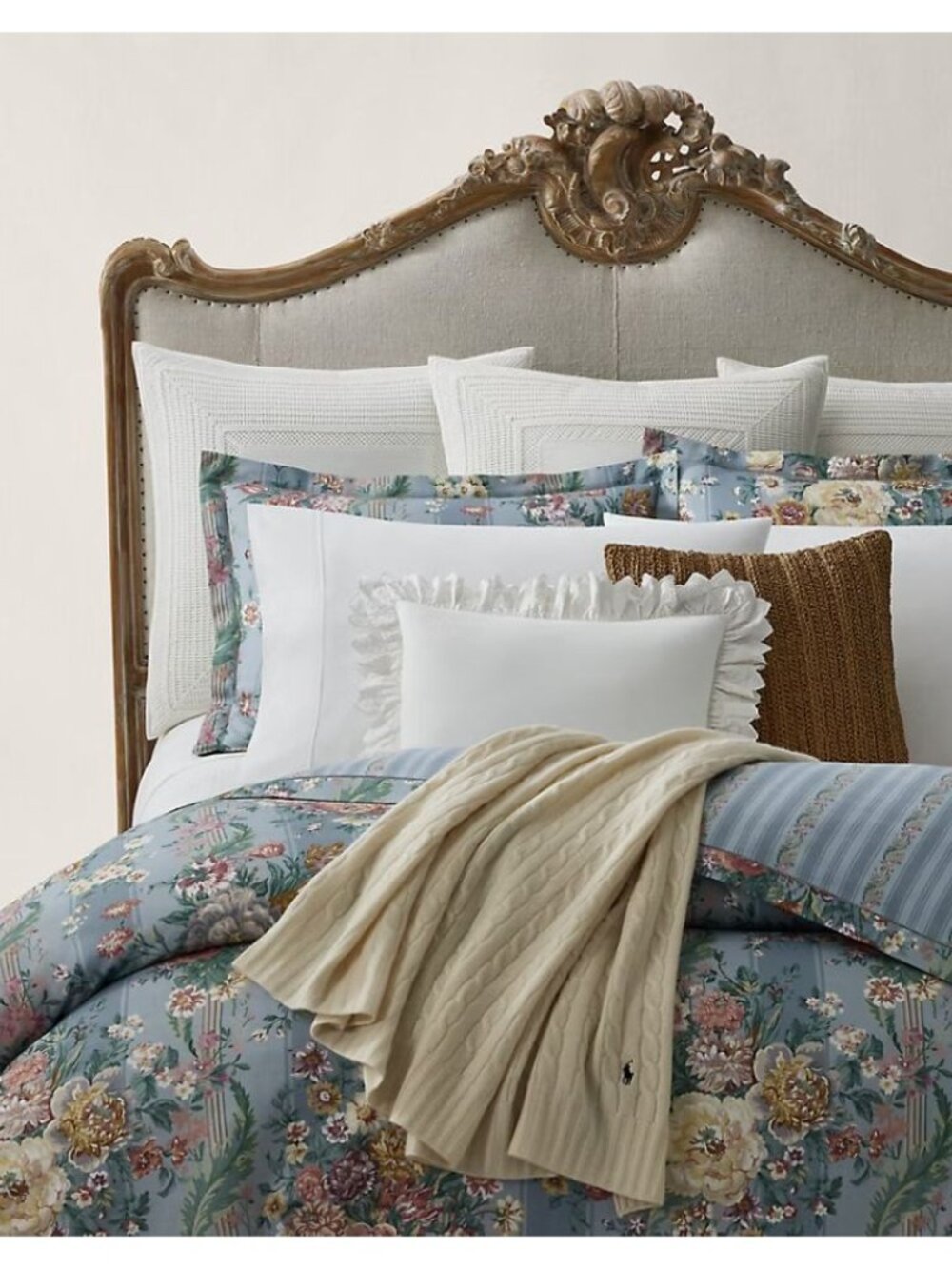 NWT Ralph Lauren Adalia Duvet Cover Blue Multi Size Full/Queen